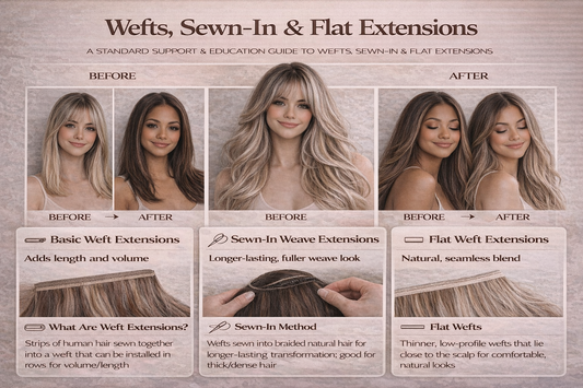 Human Hair Weave Wefts Hair Extensions: Everything You Should Know