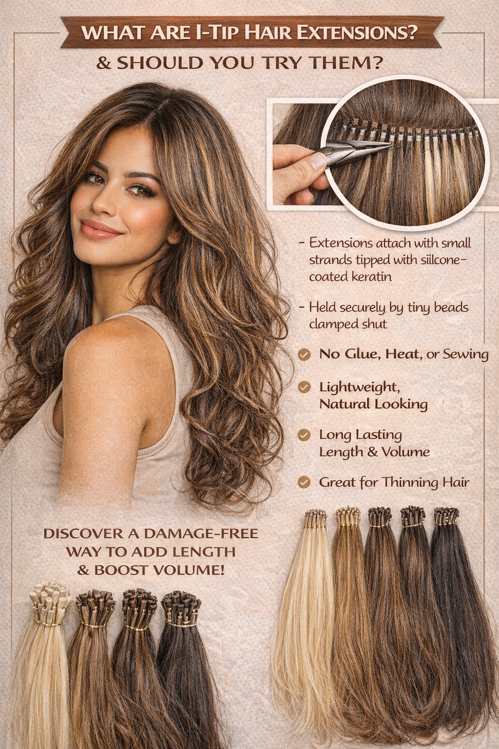 What Are I-Tip Hair Extensions & Should You Try Them?
