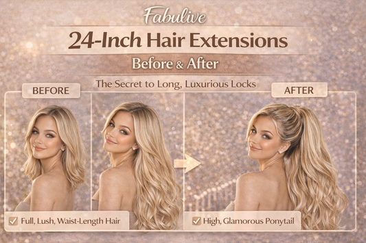 24-Inch Hair Extensions: The Secret to Long, Luxurious Locks