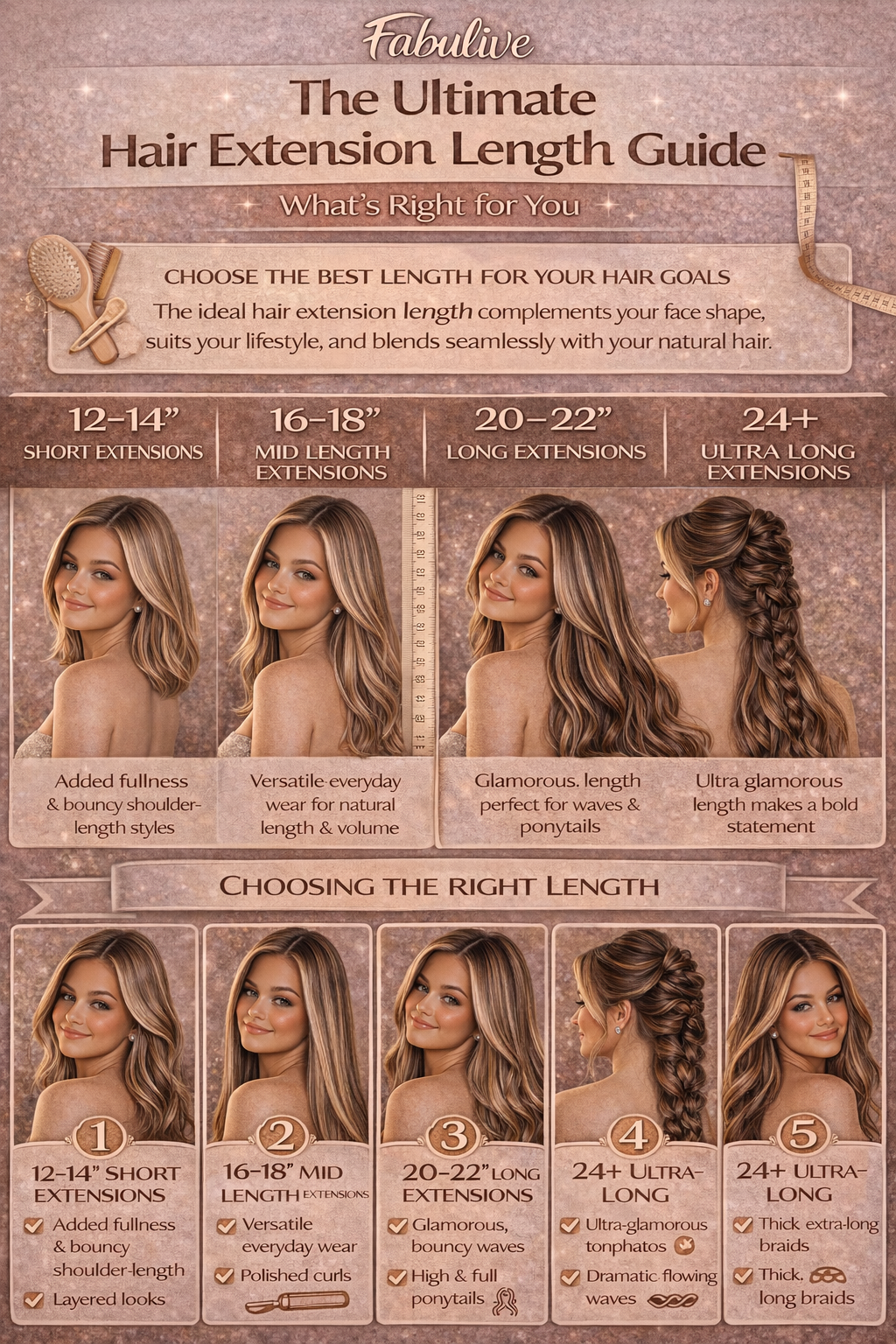 The Ultimate Hair Extension Length Guide – What’s Right for You?