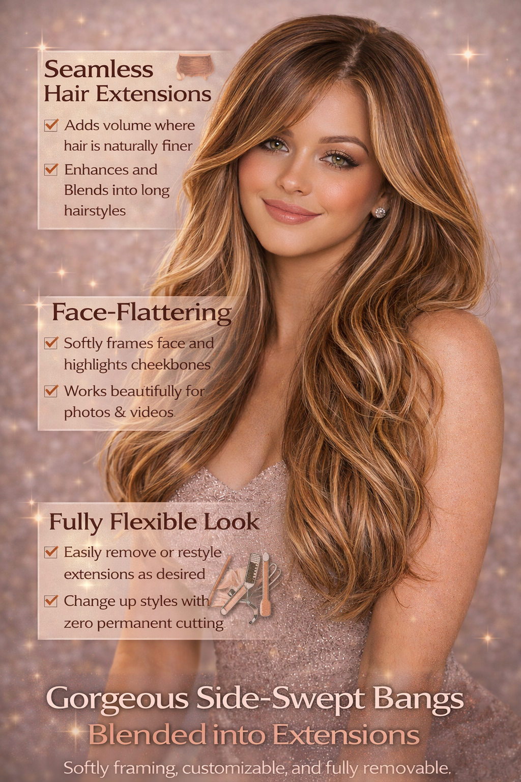 How to Achieve a Side-Swept Bangs Look with Hair Extensions