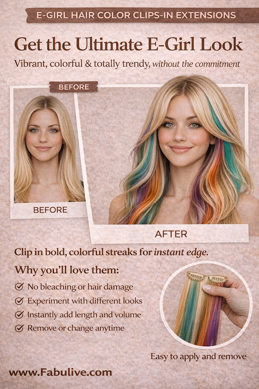 E-Girl Hair: Color, Clips & Extensions for the Ultimate Look