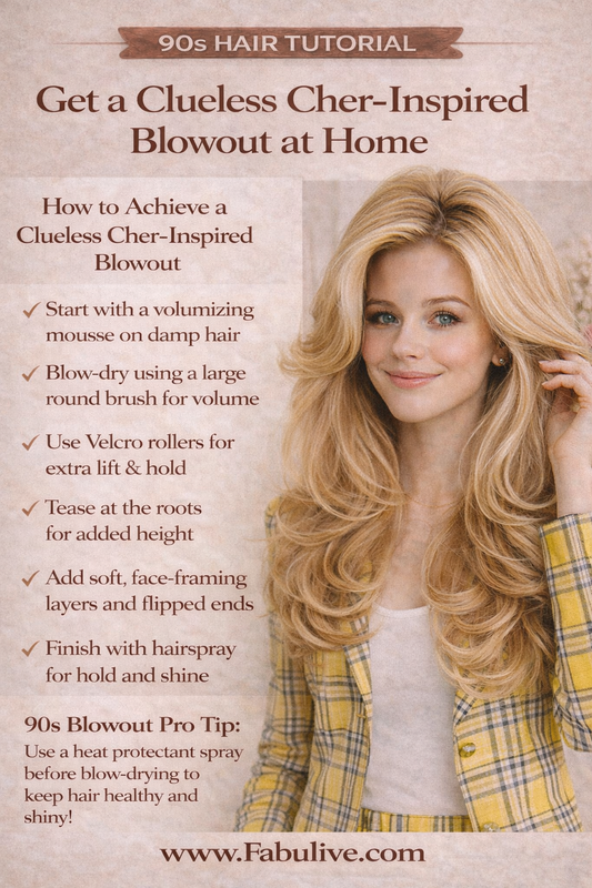 How to Achieve a Clueless Cher-Inspired Blowout at Home