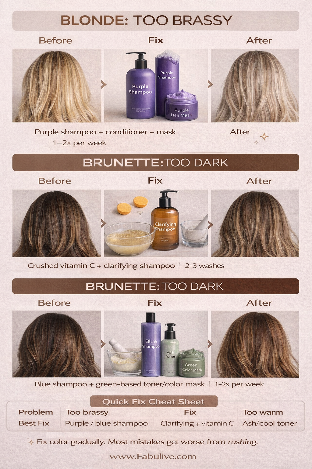 How to Fix Hair Color Mistakes at Home