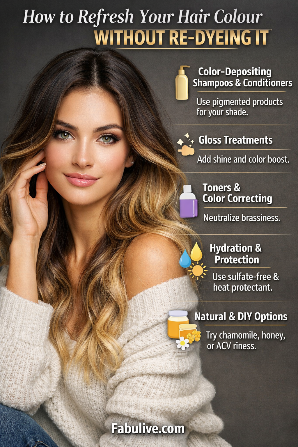 How to Refresh Your Hair Colour Without Re-Dyeing It