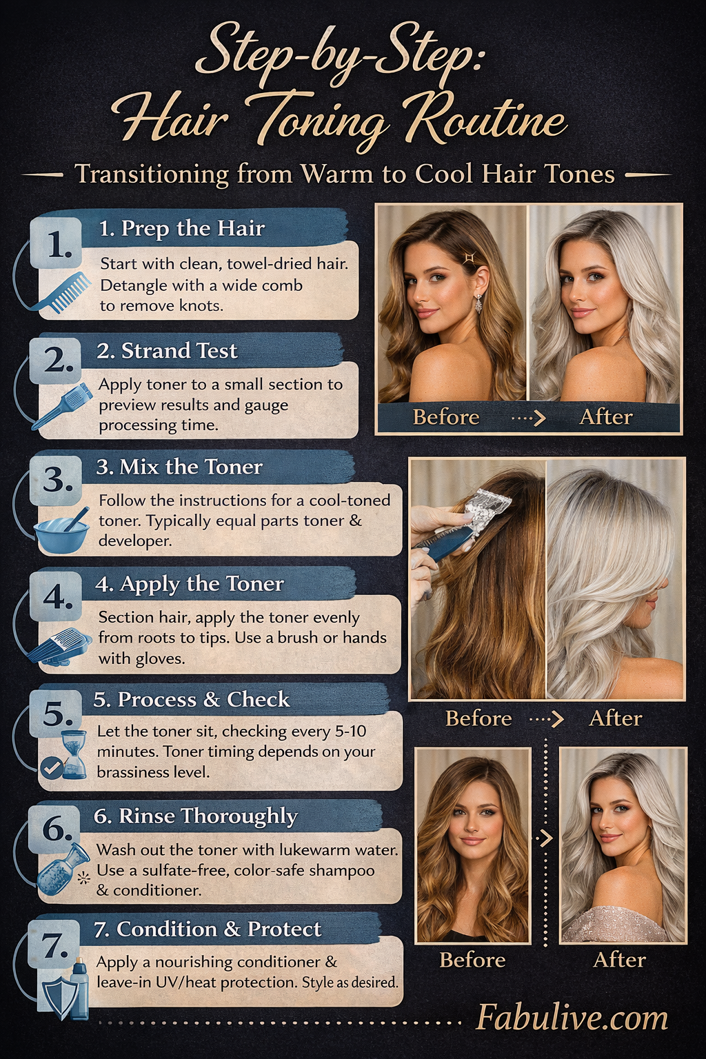 How to Transition from Warm to Cool Hair Tones