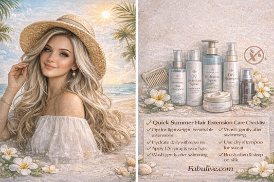 How to Maintain Your Hair Extensions in Hot Weather