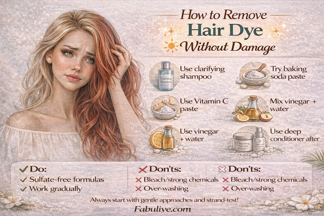 How to Remove Hair Dye from Hair Without Damage