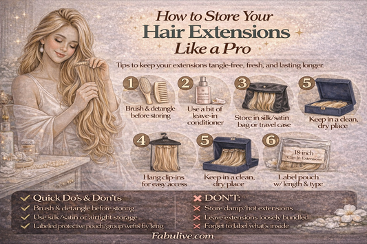 How to Store Your Hair Extensions Like a Pro