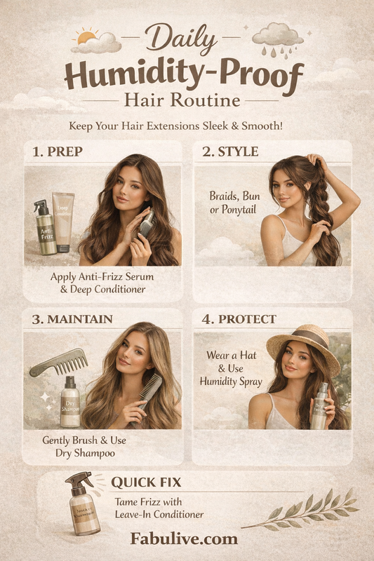 How to Care for Hair Extensions in Humid Weather