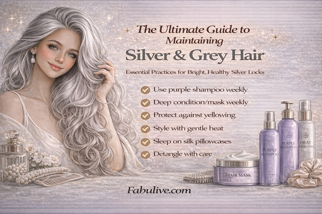 The Ultimate Guide to Maintaining Silver and Grey Hair