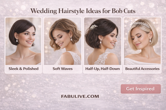 Bob Short Wedding Hair: How to Style a Chic & Elegant Bob Cut