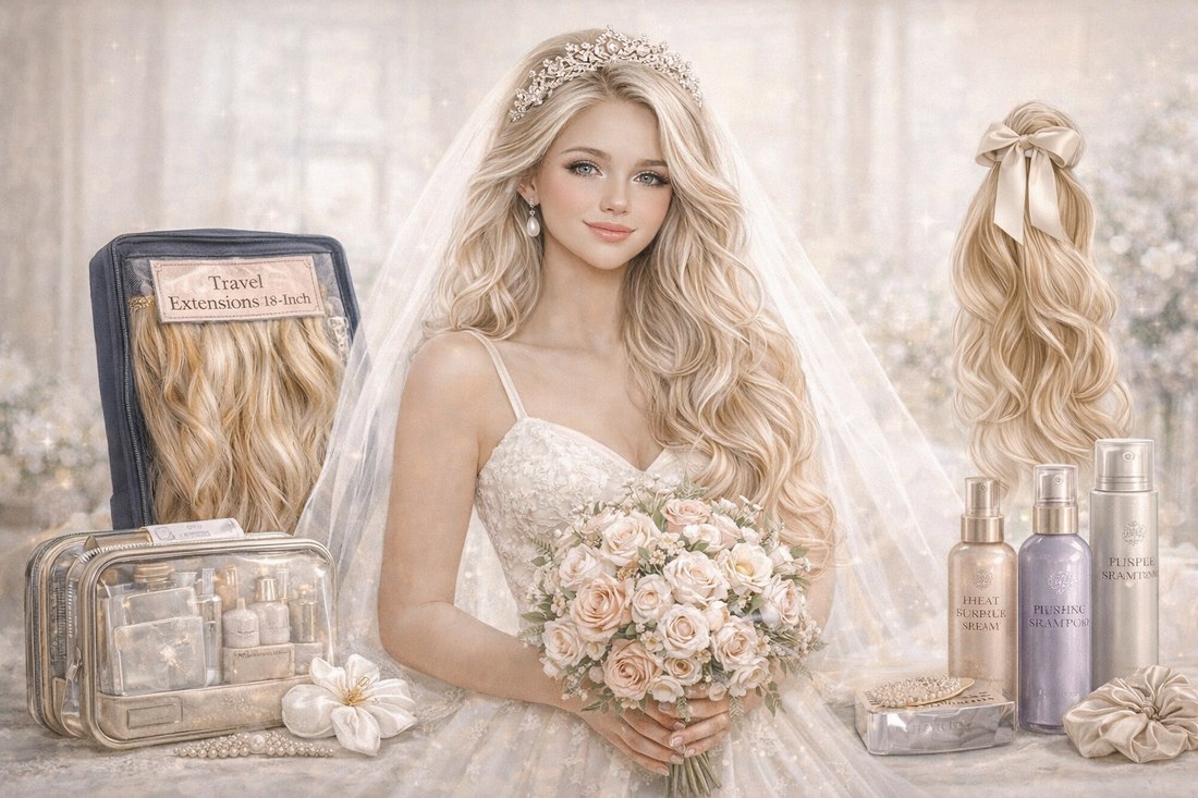 Hair Extensions for Weddings: How to Get That Dream Bridal Look