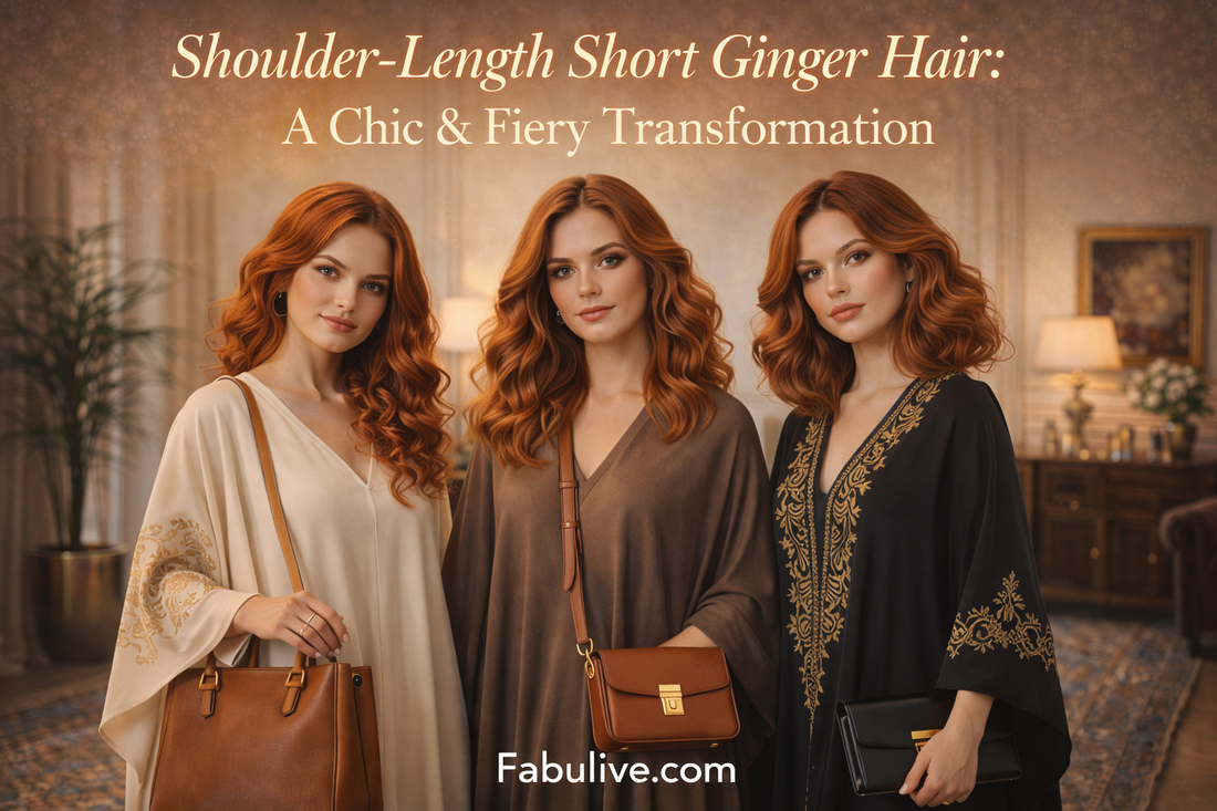Shoulder-Length Short Ginger Hair: A Chic & Fiery Transformation
