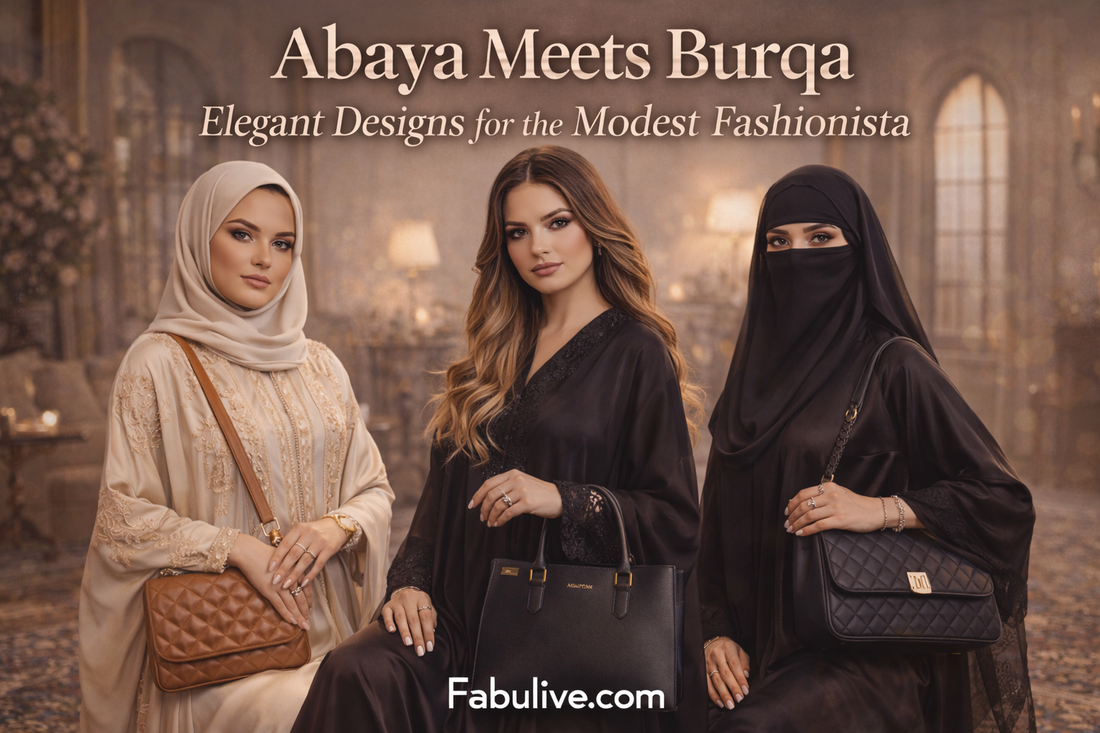 Abaya Meets Burqa: Elegant Designs for the Modest Fashionista