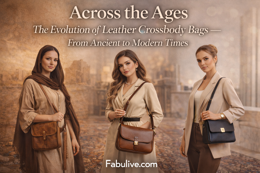 Across the Ages: The Evolution of Leather Crossbody Bags from Ancient to Modern Times