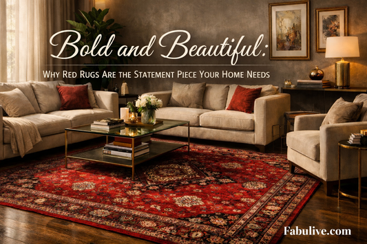 Bold and Beautiful: Why Red Rugs Are the Statement Piece Your Home Needs