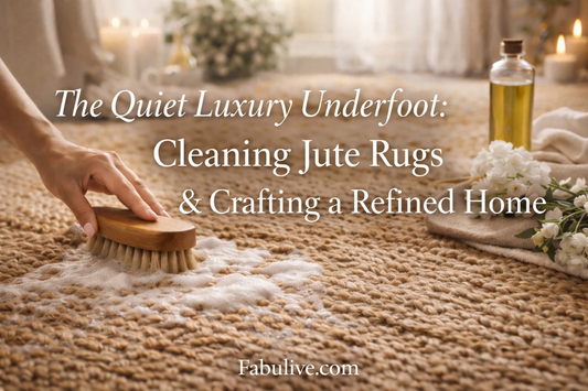 Clean Your Jute Rug the Right Way: Natural Solutions for a Spotless Look