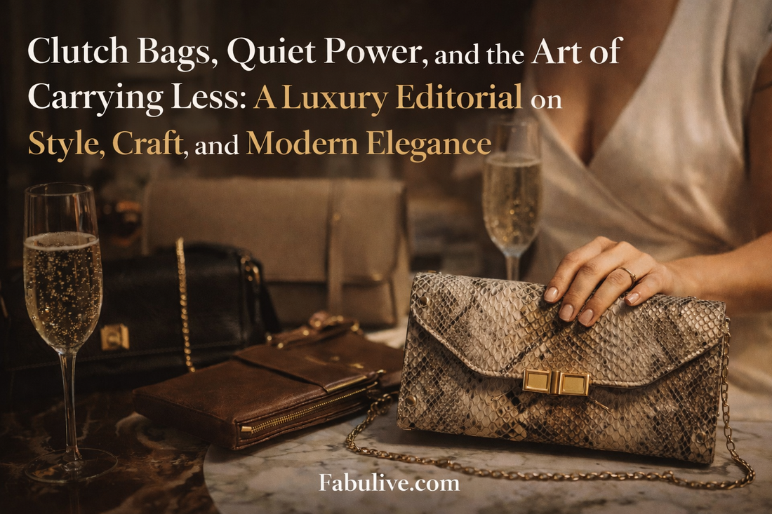 Clutch Bags 101: Your Complete Guide to Style, Essentials, and Elegance