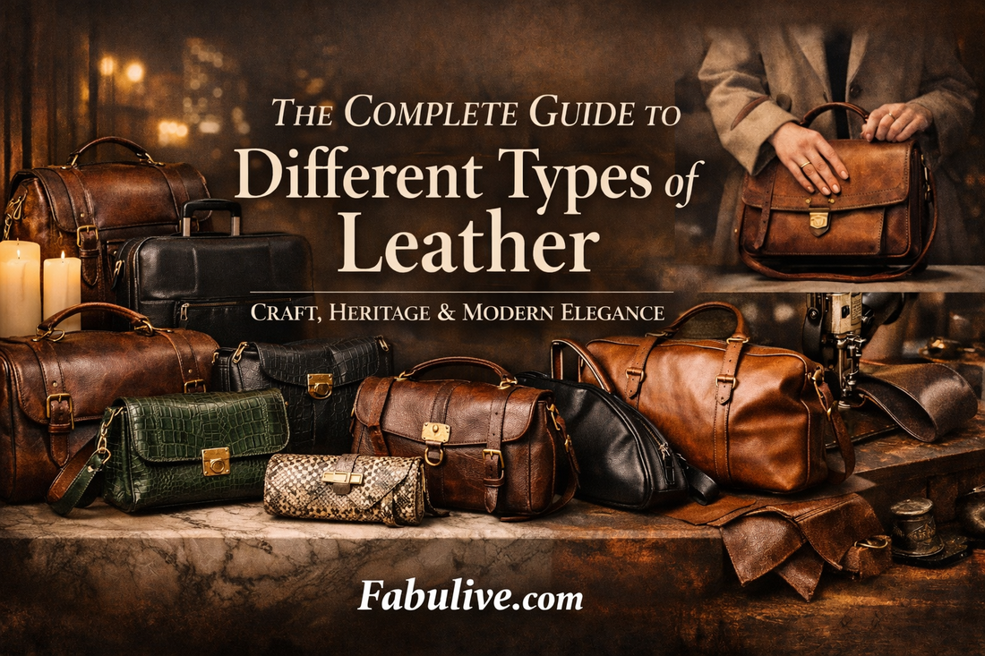 Complete Guide to Different Types of Leather