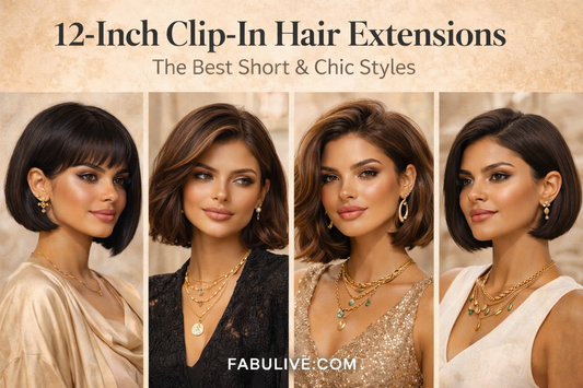 12-Inch Clip-In Hair Extensions: The Best Short &Chic Styles