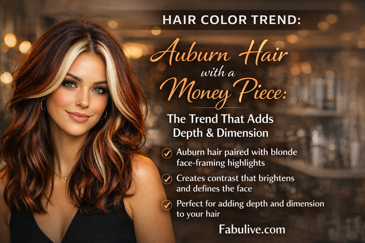 Auburn Hair with a Money Piece: The Trend That Adds Depth & Dimension