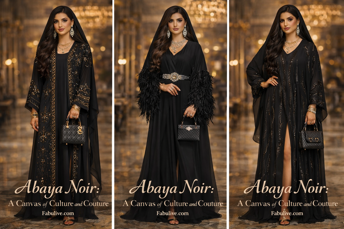 Abaya Noir: A Canvas of Culture and Couture