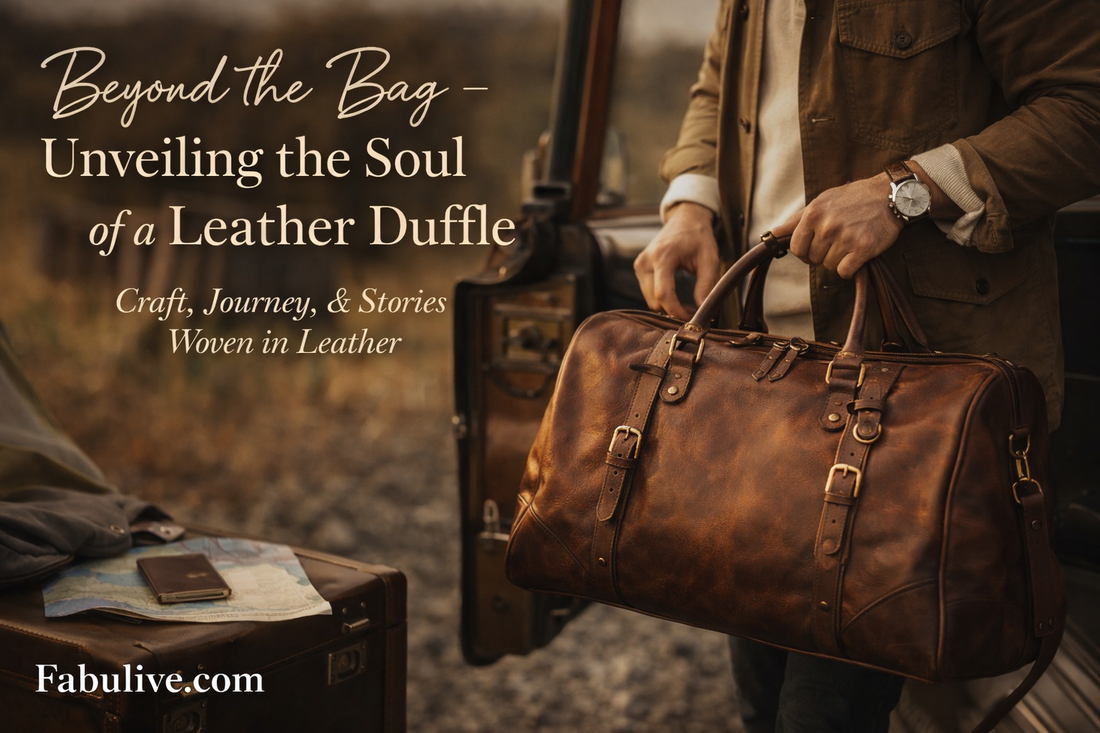 Beyond the Bag – Unveiling the Soul of a Leather Duffle