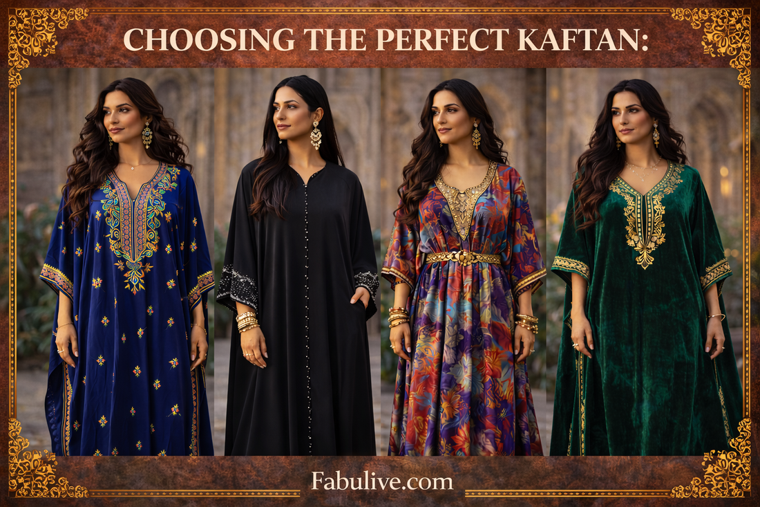 Choosing the Perfect Kaftan — Style Starts with Fabric, Fit, and Feel