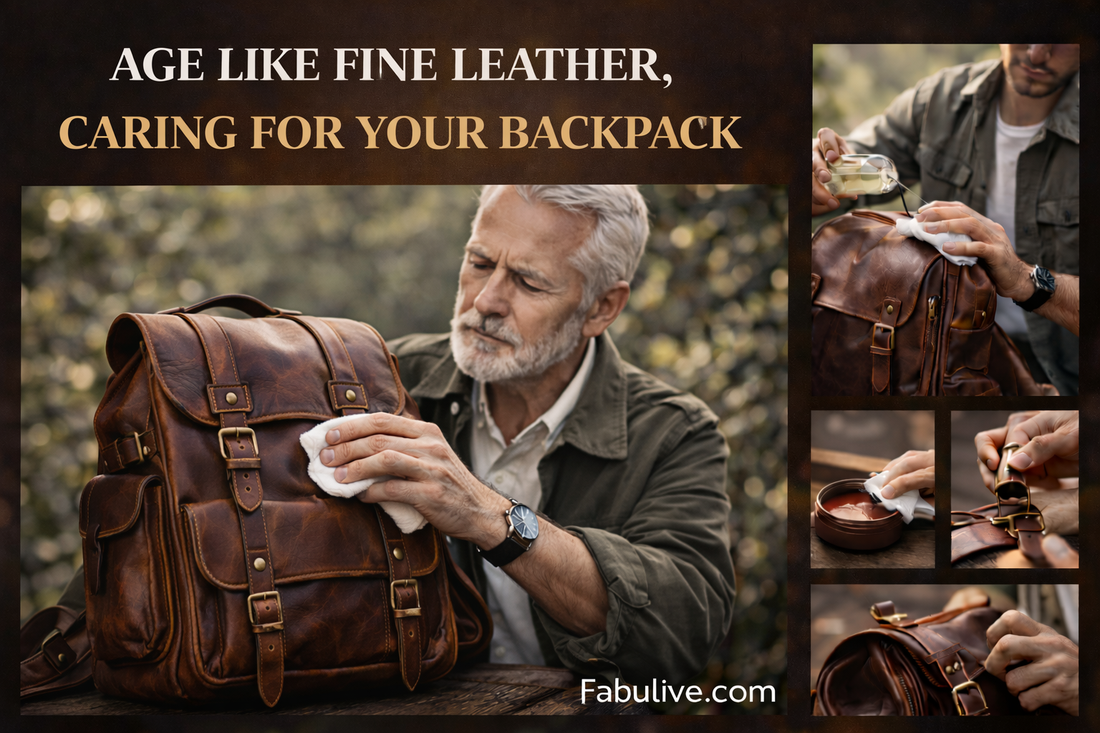 Age Like Fine Leather: Your Guide to Perfectly Caring for Your Backpack