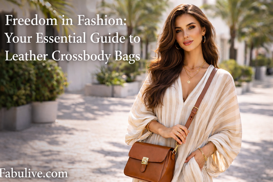 Freedom in Fashion: Your Essential Guide to Leather Crossbody Bags
