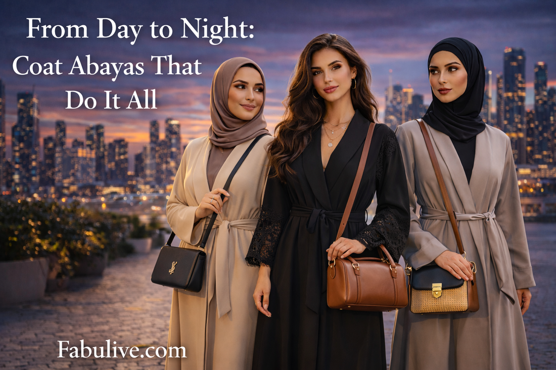 From Day to Night: Coat Abayas That Do It All