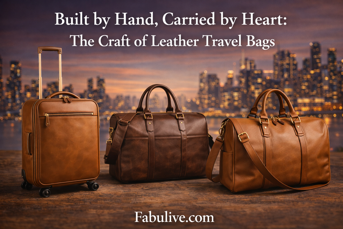 Built by Hand, Carried by Heart: The Craft of Leather Travel Bags