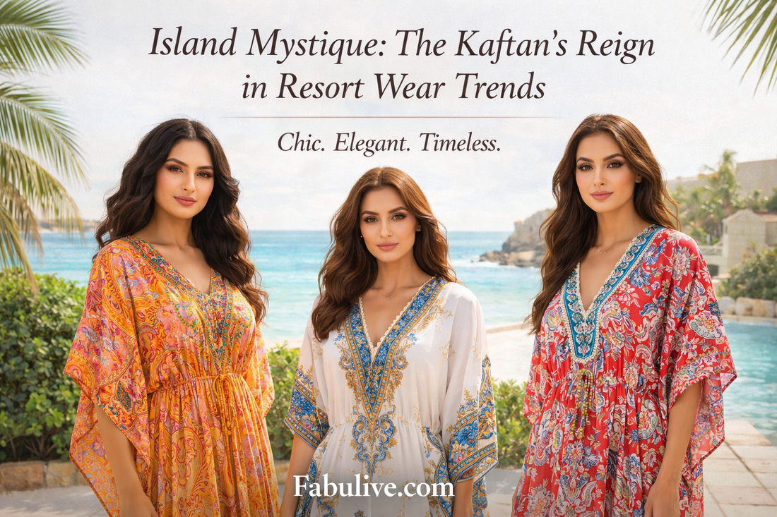 Island Mystique: The Kaftan’s Reign in Resort Wear Trends