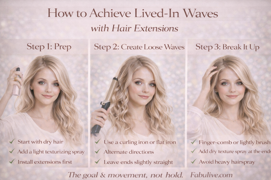 How to Achieve a “Lived-In” Hair Look with Hair Extensions