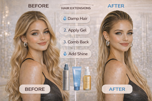 How to Achieve a Wet Hair Look with Hair Extensions