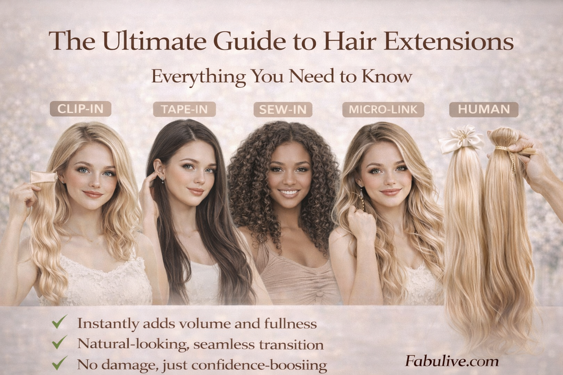 The Ultimate Guide to Hair Extensions: Everything You Need to Know