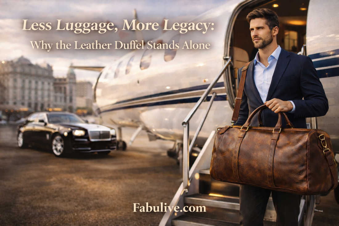 Less Luggage, More Legacy: Why the Leather Duffel Stands Alone