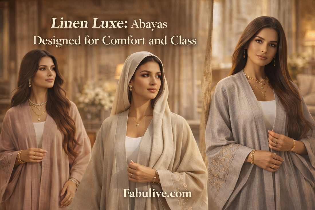 Linen Luxe: Abayas Designed for Comfort and Class