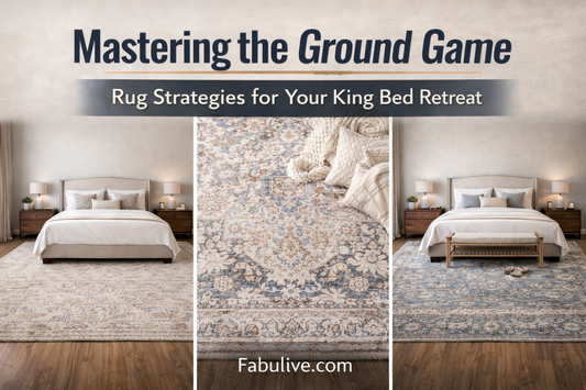 Mastering the Ground Game: Rug Strategies for Your King Bed Retreat