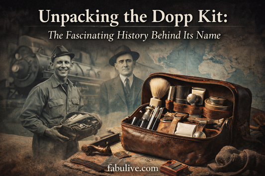 Unpacking the Dopp Kit: The Fascinating History Behind Its Name