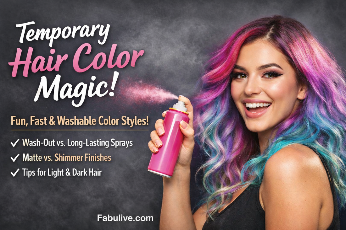 Color Hair Spray Hacks: Temporary Fun Without the Commitment
