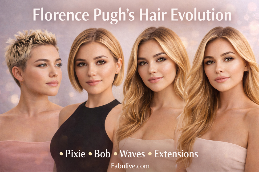 Florence Pugh’s Hair Evolution: From Pixie Cuts to Flowing Extensions