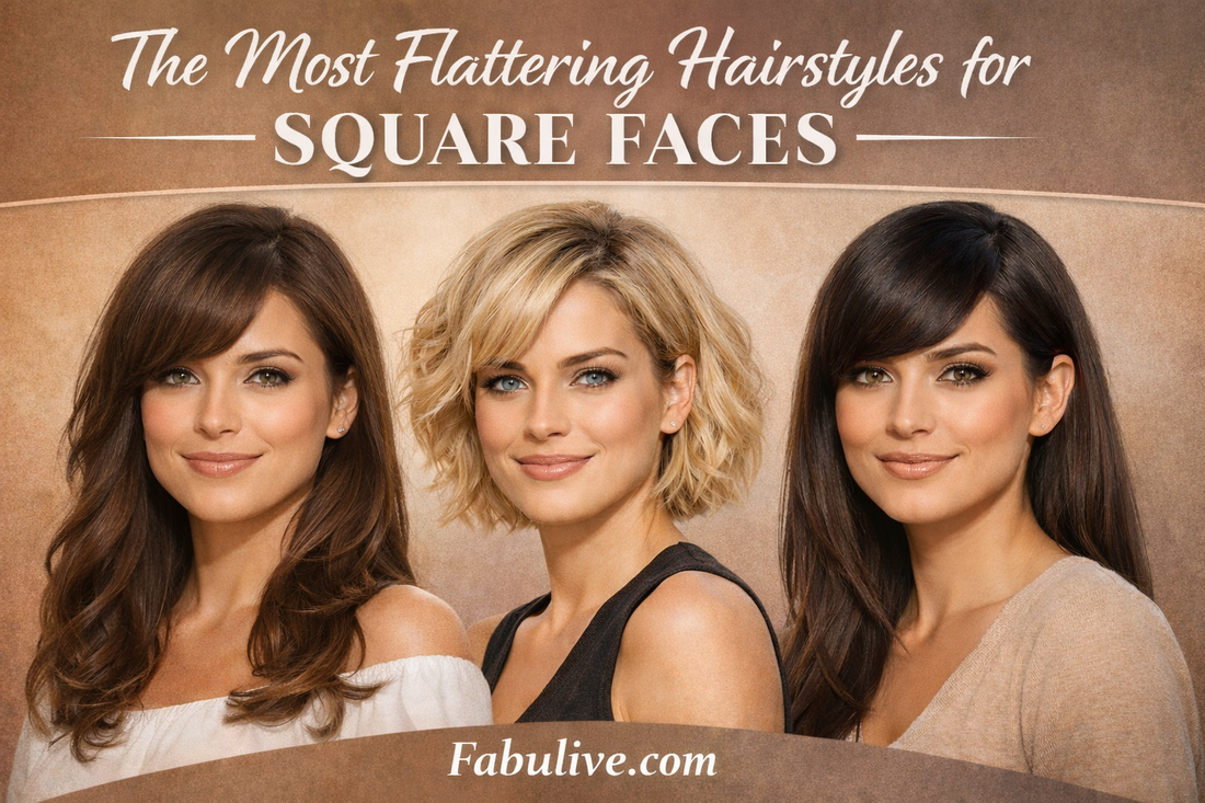 The Most Flattering Hairstyles for Square Faces