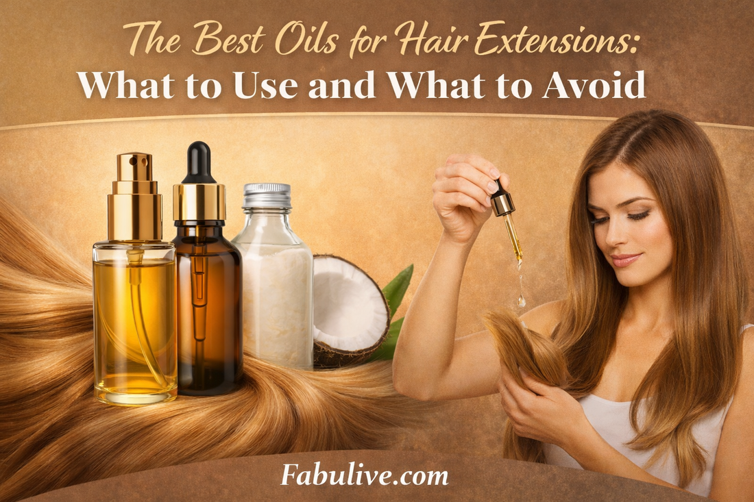 The Best Oils for Hair Extensions: What Works & What to Avoid