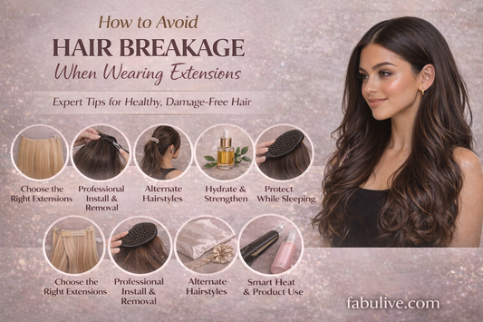How to Avoid Hair Breakage When Wearing Extensions