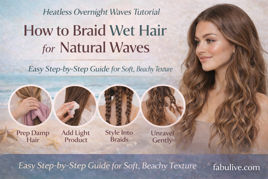 How to Braid Wet Hair for Natural Waves