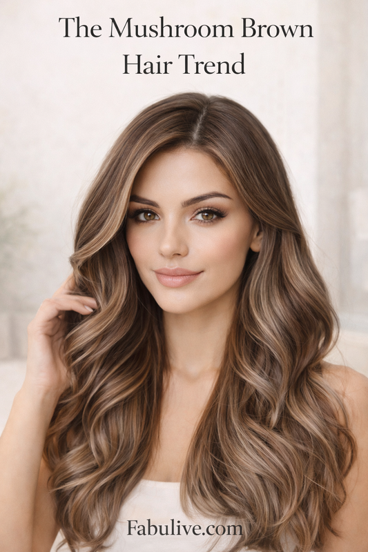 The Mushroom Brown Hair Trend Everyone Is Talking About
