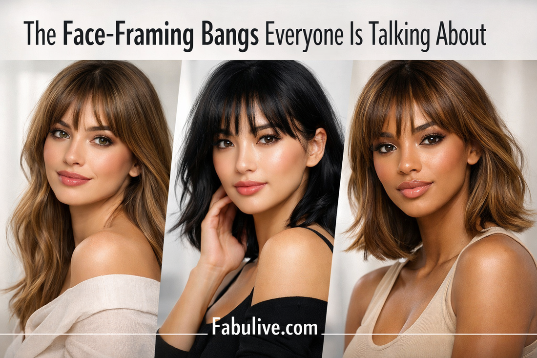 The Face-Framing Bangs Everyone is Talking About – How to Get Them