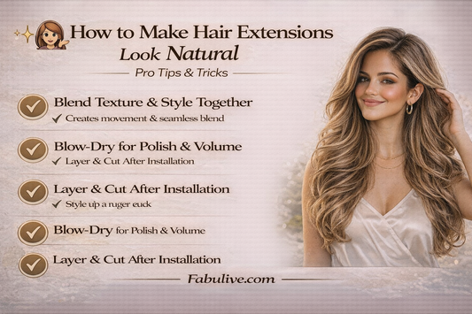 How to Make Hair Extensions Look Natural: Pro Tips & Tricks